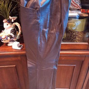 Chadwick Brown Leather Pants 4P